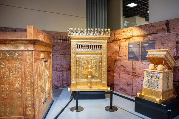 ▲▼中正紀念堂舉行「圖坦卡門－法老王的黃金寶藏特展」。（圖／中正紀念堂提供）
