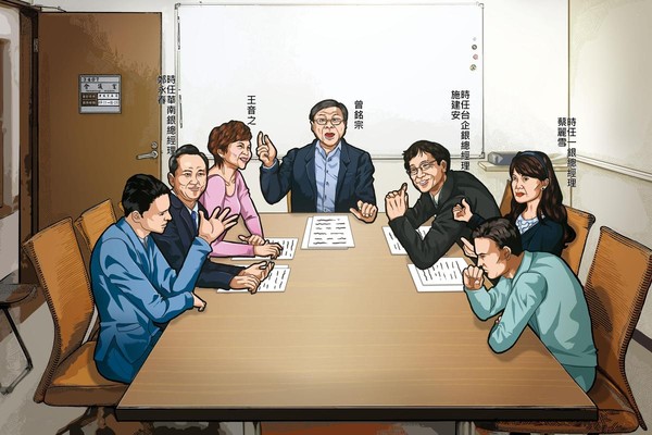 立委曾銘宗曾在立法院青島一館的會議室,針對潤寅貸款問題邀集台企銀、一銀及華南等3間公股銀行高層召開協調會,未料,1個多月後詐貸案爆發,形同提供楊文虎、王音之規劃潛逃出境的時間差。(圖為示意畫面)
