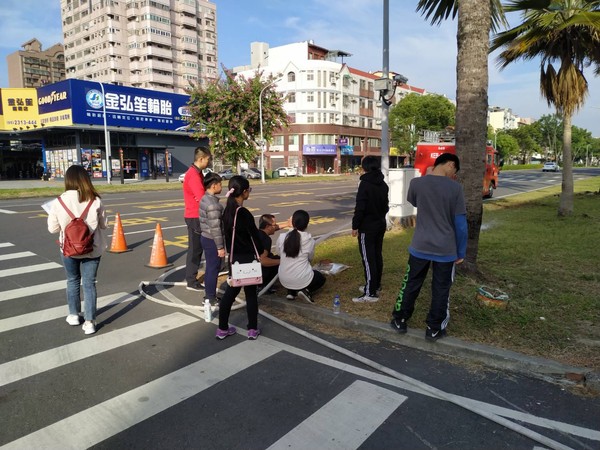 ▲德安分隊消防體驗關卡。（圖／記者翁伊森翻攝）