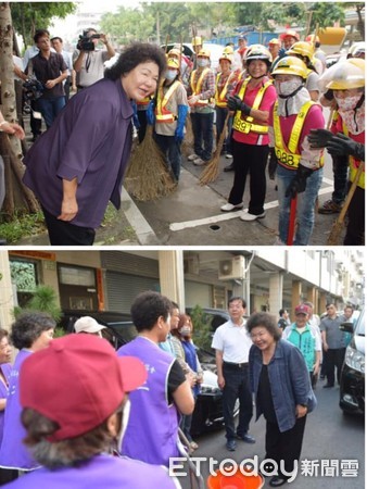 ▲陳瓊華回憶陳菊擔任市長時總是在風暴前先抵達高雄。（圖／翻攝自臉書）