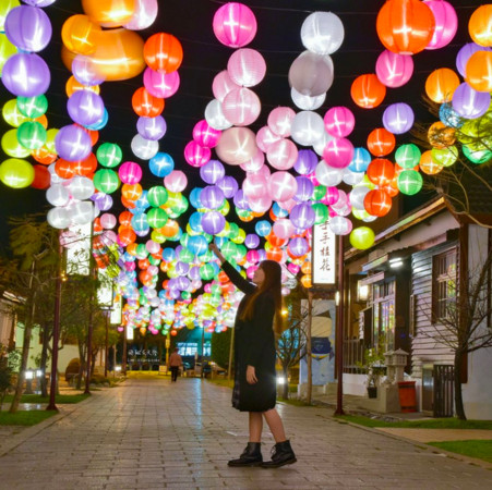 ▲鹿港桂花巷藝術村。（圖／攝影師《飛翔在天際》提供，請勿隨意翻拍，以免侵權。）