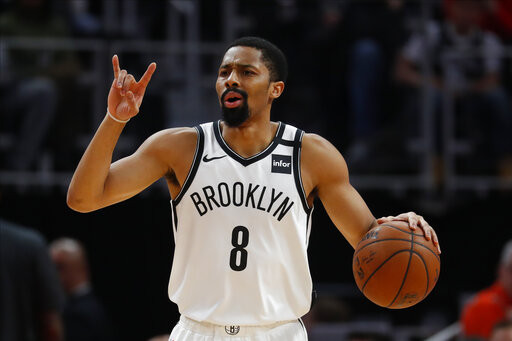 ▲▼      NBA，籃網，汀威迪（Spencer Dinwiddie）     。（圖／達志影像／美聯社）