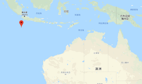 ▲聖誕島位於印度洋東北部，距離澳洲本土大約2000公里。（圖／翻攝Google Map）