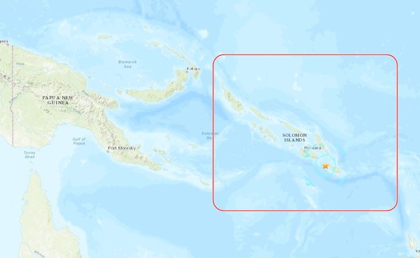 ▲▼索羅門群島發生6.0地震。（圖／美國地質調查所（USGS））