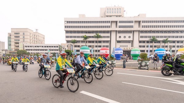 ▲全力防疫，國際自由車環台賽桃園市站取消市長領騎。（圖／市府資料照）