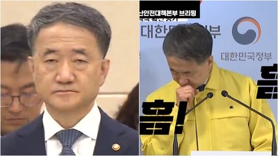 南韓部長最壞示範！記者會咳嗽僅用手摀嘴　拍完宣傳片就忘記啦