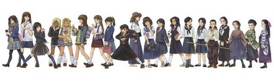 一張圖秒懂日本女高中生制服演化史