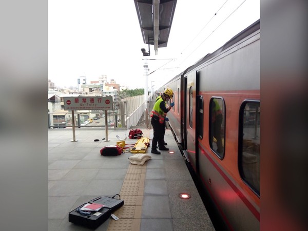 ▲▼台中精武車站發生死傷事故影響，北上部分列車延遲。（圖／民眾提供）