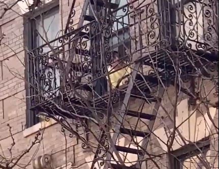 ▲▼時尚記者里維拉因為被隔離在家太無聊,異想天開在陽台上高歌。(圖/翻攝自推特/@revoltchild) ▲▼時尚記者里維拉因為被隔離在家太無聊,異想天開在陽台上高歌。(圖/翻攝自推特/@revoltchild)