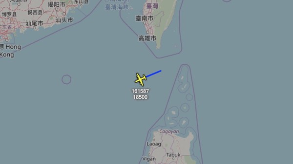 ▲▼美軍4度進入台灣周邊海域。（圖／翻攝自Twitter／Aircraft Spots）