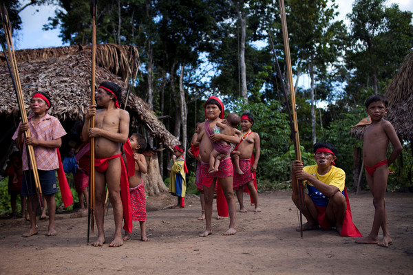 ▲巴西亞馬遜雨林亞諾馬米部落。（圖／路透）