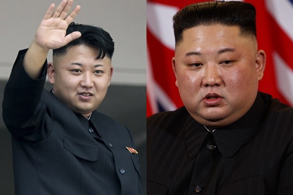 ▲▼北韓領導人金正恩2013年至2018年目測至少變胖40公斤。（圖／達志影像／美聯社）