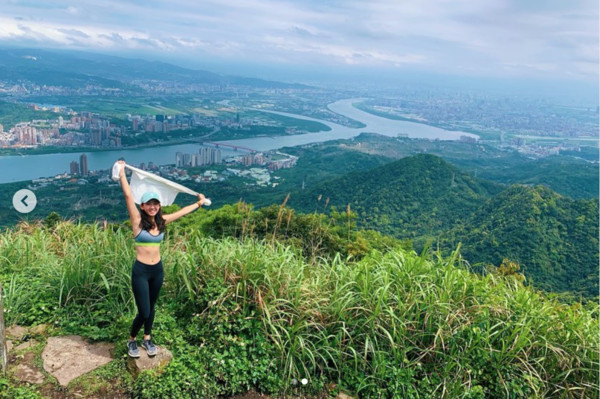 ▲觀音山硬漢嶺登山步道 。（圖／IG@lanavivi提供，請勿隨意翻拍，以免侵權）