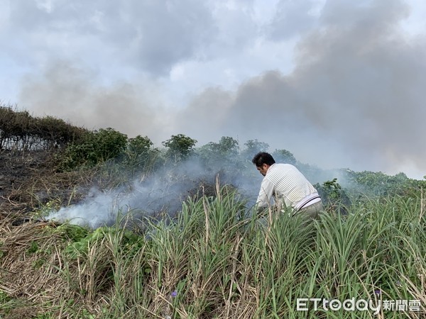 ▲▼彭佳嶼火警。(圖/記者郭世賢翻攝) ▲▼彭佳嶼火警。(圖/記者郭世賢翻攝)