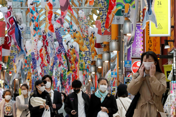 ▲▼日本,日本防疫,日本街道。（圖／路透）