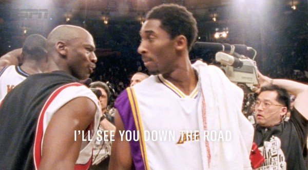 ▲▼柯比布萊恩（Kobe Bryant）出現在麥可喬丹（Michael Jordan）的紀錄片中。（圖／翻攝自推特）