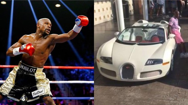 ▲炫富拳王梅威瑟擁「超跑之王」Bugatti。(圖/翻攝自@TheSun推特) ▲炫富拳王梅威瑟擁「超跑之王」Bugatti。(圖/翻攝自@TheSun推特)