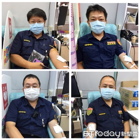 ▲▼台南熱血警察捐熱血　防疫不忘做公益。（圖／記者林悅翻攝）