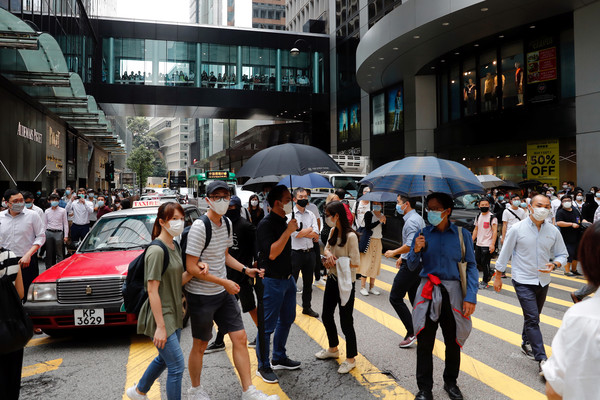 ▲▼香港,反送中,反修例,國安法,港版國安法。（圖／路透）