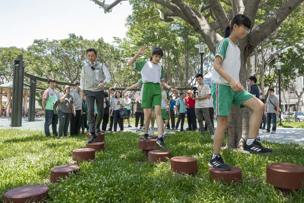 ▲民族公園改造計畫於今(1)日完工啟用。（圖／新竹市政府提供）