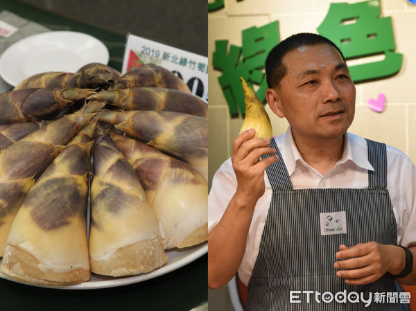 ▲ 侯sir拚信心經濟 新北健康三寶「綠竹筍」搶鮮上市。（圖／新北市農業局提供）