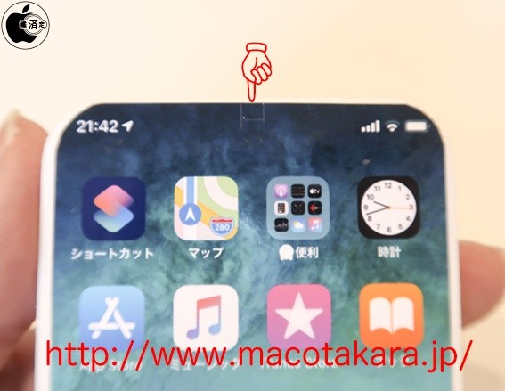 ▲▼2021年iPhone機身模型。（圖／取自Mac Otakara）