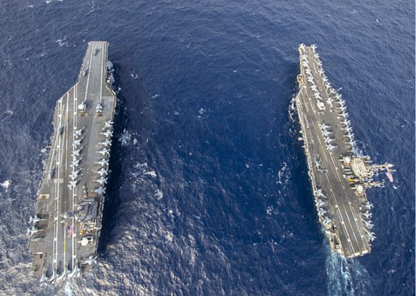 ▲▼USS Harry S. Truman,USS Gerald R. Ford,CVN-78,福特級,尼米茲級。（圖／翻攝自US Navy）