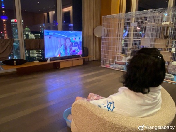 ▲▼Angelababy位於上海的房子內部曝光。（圖／翻攝自Angelababy微博、IG）