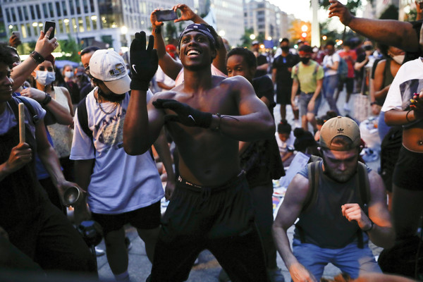 ▲美國,華盛頓特區,示威,佛洛伊德,George Floyd,Black Lives Matter。（圖／達志影像）