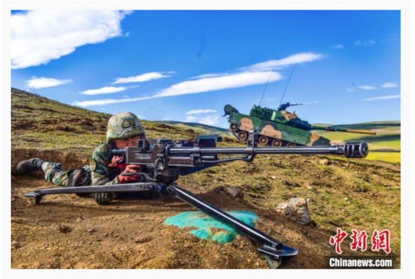 ▲▼解放軍「西藏4700公尺高地」舉行實彈軍演（圖／翻攝自中新網）