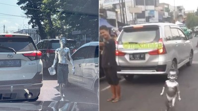 印尼街頭暴增「少年銀人」　未成年乞討官方抓不完　為賺400元站整天