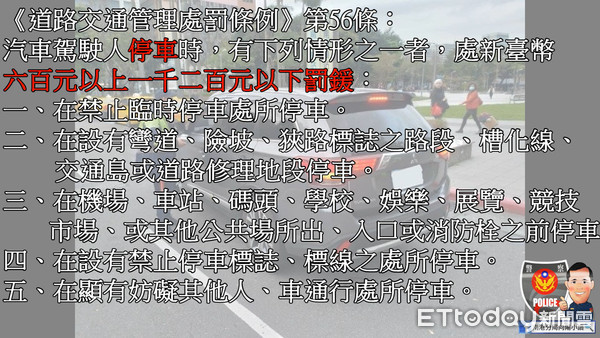 ▲南港警方統計20年上半年度民眾愛違停，告發逾6千件。（圖／記者張君豪翻攝）