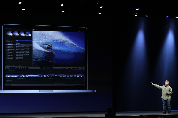 ▲▼首款配備Retina視網膜顯示器的MacBook Pro。（圖／達志影像／美聯社）