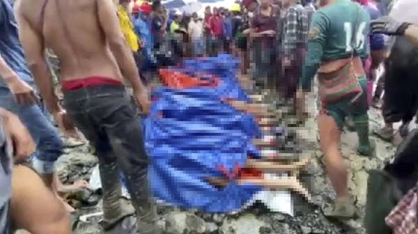 ▲▼緬甸北部克欽邦（Kachin）帕坎區（Hpakant）玉石場崩塌，至少162人死亡。（圖／達志影像／美聯社）