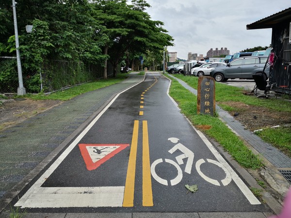 ▲田心仔公園單車綠廊道。（圖／北市政府工務局提供）