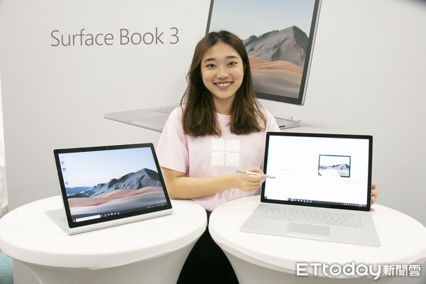 ▲微軟Surface Books 3在台上市　Surfece Pro X、Surface Go 2同步亮相。（圖／記者姚惠茹攝）