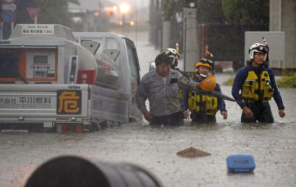 ▲▼ 日本九州豪雨。（圖／路透）