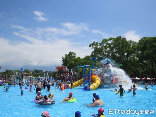 ▲▼花蓮知卡宣綠森林親水公園有多項互動式遊樂設施，全部免費開放。（圖／花蓮縣政府提供，下同）