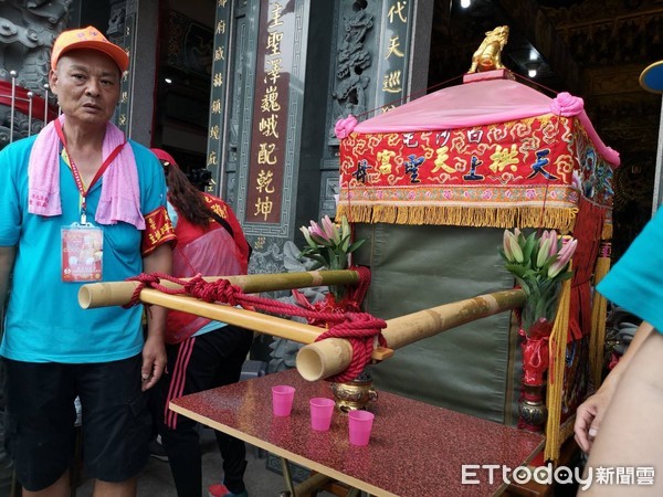 ▲白沙屯媽祖回鑾駐駕溪湖鎮安宮。（圖／記者唐詠絮攝）