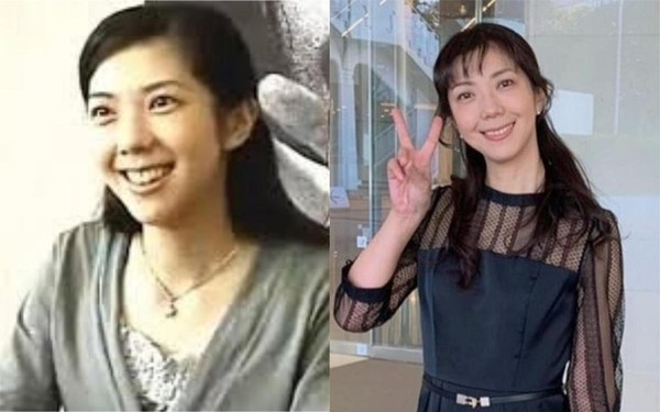 藤貴子（左圖）10多年前卸下「迦椰子」妝容的清新模樣迷倒不少觀眾，現在的她更多了一份成熟女人味。（翻攝網路）