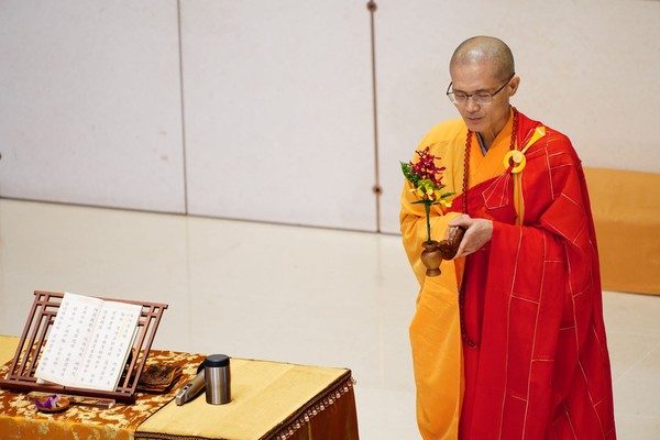 ▲ 法鼓山迴向「大悲咒」念6百萬遍 祈願全球疫情消弭無災無難。（圖／法鼓山提供）