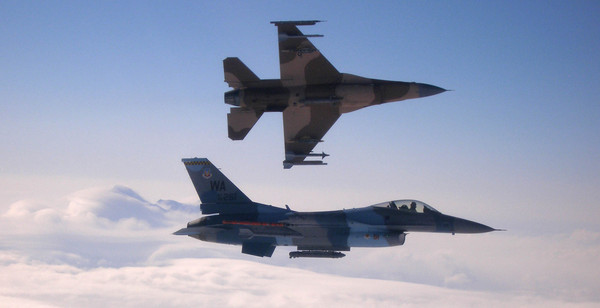 ▲▼ 美空軍F-16C viper戰機。（圖／達志影像／美聯社）