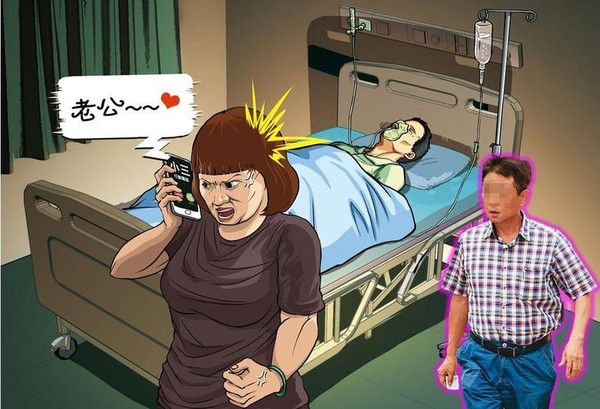 百億大亨張董（右圖）2010年心臟病發昏迷住院，妻子在醫院代接張董手機，竟聽到另一頭喊「老公」，張董外遇因此曝光。