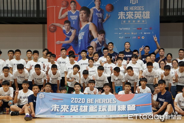 ▲2020 BE HEROES未來英雄籃球訓練營，林志傑、田壘、楊敬敏。（圖／記者杜奕君攝）