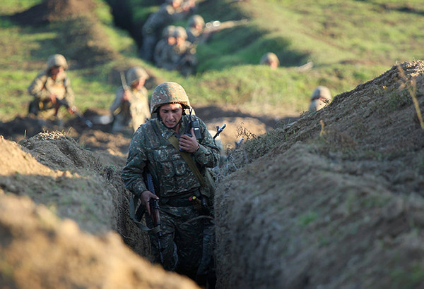▲▼部署在前線的亞美尼亞士兵。（圖／達志影像／美聯社）