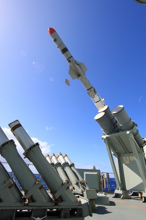 ▲空射魚叉飛彈主要由反潛機或是戰機攜掛。（圖／USAF）
