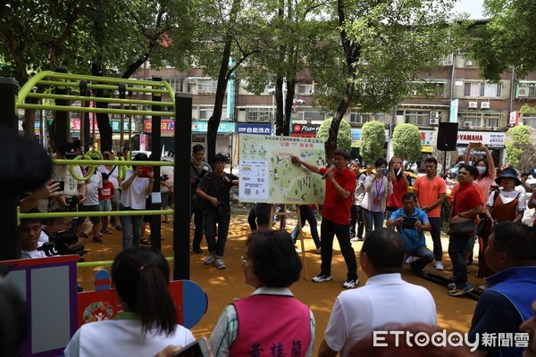 ▲ 新北三重三民全齡公園啟用 侯友宜：打造不同年齡層運動空間。（圖／新北市農業局提供）