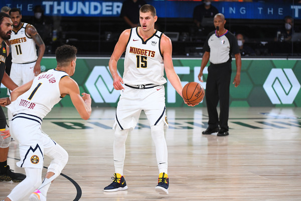 ▲▼金塊王牌一哥約基奇(Nikola Jokic)，丹佛2年級前鋒小波特(Michael Porter Jr.)。（圖／CFP）