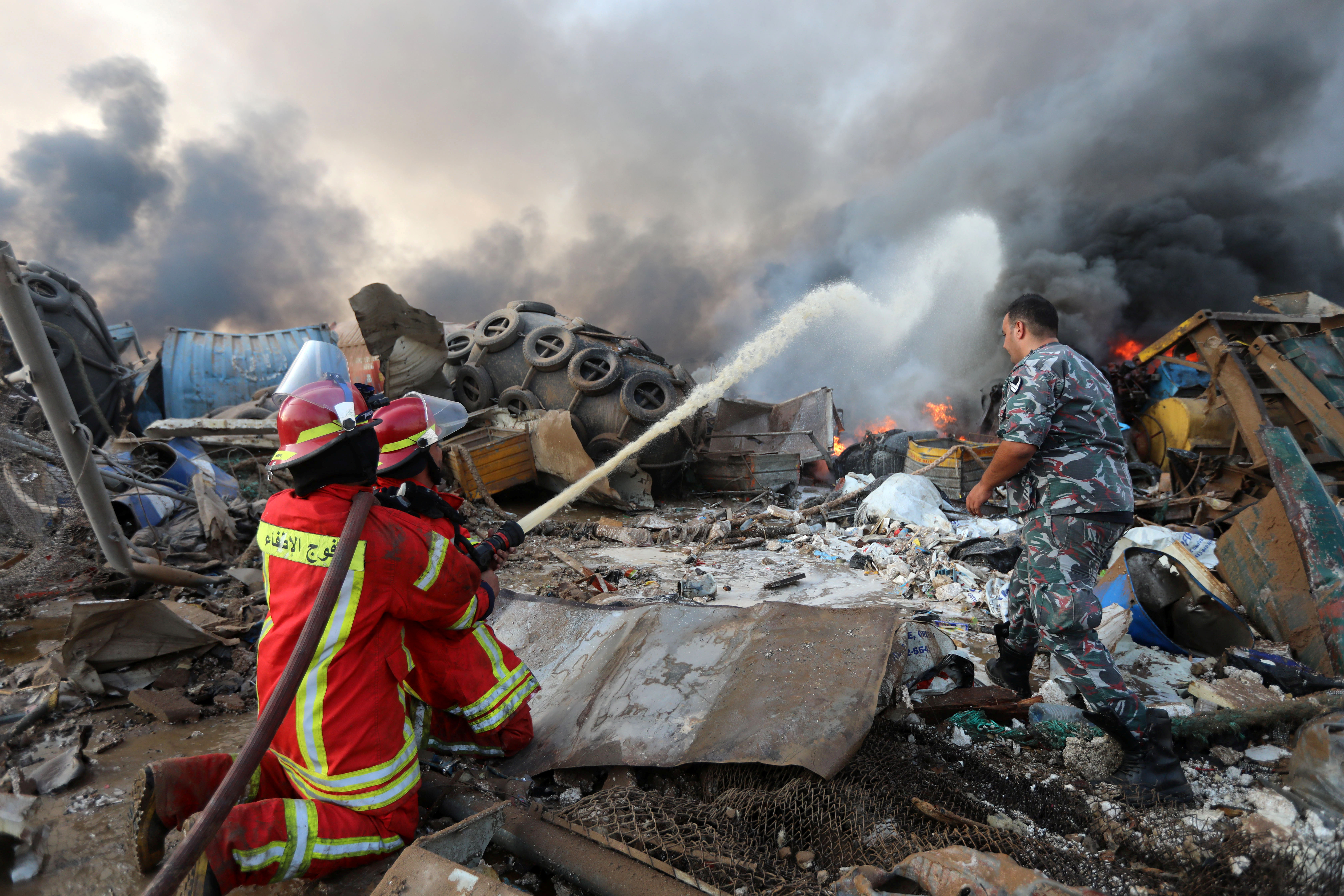 ▲▼黎巴嫩貝魯特大爆炸。（圖／路透）