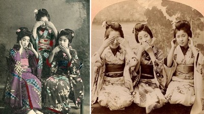 百年前藝妓照驚見「曾祖母級」網紅姿勢　特殊涵義暗藏職業秘密